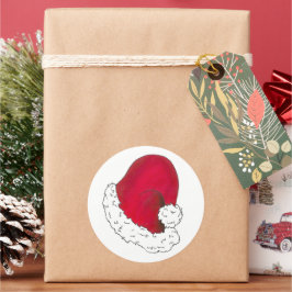 Adesivo Papais noeis de Natal Vermelho Brancos Pai Natal C