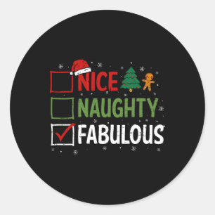 Adesivo Papais noeis de pijama de Natal fantásticas, Clau