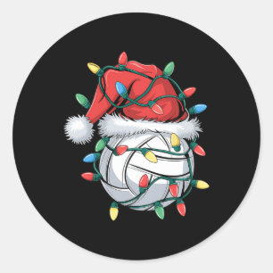 Adesivo Papais noeis De Voleibol De Natal Xmas Ball Ki De