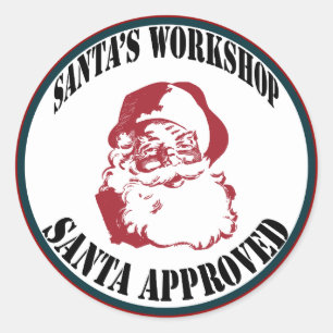 Adesivo Papais noeis de Workshop de Papais noeis de Natal 