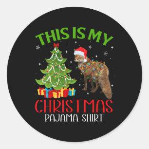 Adesivo Papais noeis De Xmas Engraçados Luzes Este É Meu F
