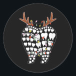 Adesivo Papais noeis dentístas Reindeer Xmas Dentista Nata<br><div class="desc">Papais noeis dentárias Reindeer Xmas Dentista Natal Dental</div>