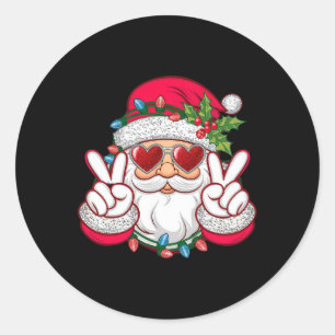 Adesivo Papais noeis Enfrentam Os Pulmões De Natal
