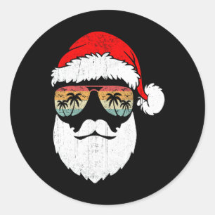 Adesivo Papais noeis Enfrentam Retro Pulmões Natal No Hava