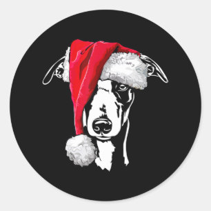 Adesivo Papais noeis Engraçados Cachorro de Natal Mamãe 
