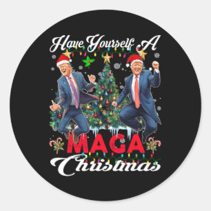 Adesivo Papais noeis Engraçados Trump Tenham Um Mega Chris
