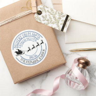 Adesivo Papais noeis especiais de entrega presente de Nata