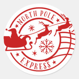 Adesivo Papais noeis Expressos do Polo Norte Suspendem Car
