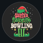 Adesivo Papais noeis Favoritas Boliche Elf Christmas Match<br><div class="desc">Papais noeis Favoritas Boliche Elf Christmas Matler Bowler</div>