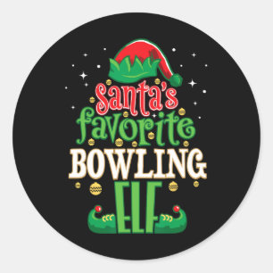 Adesivo Papais noeis Favoritas Boliche Elf Christmas Match
