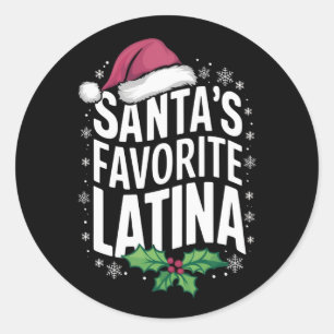 Adesivo Papais noeis Favoritos Latina Natal Ugly Xmas