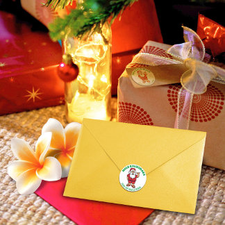 Adesivo Papais noeis Havaianos Vermelho