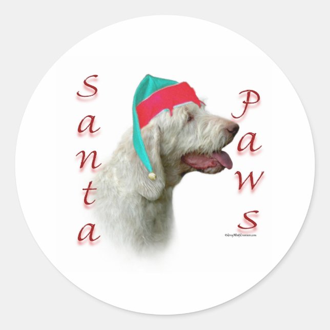 Adesivo Papais noeis Italiano Spinone Paws (Frente)