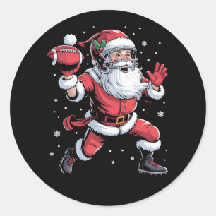 Adesivo Papais noeis jogando futebol americano no Natal