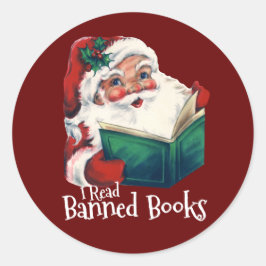 Adesivo Papais noeis Lê Livros Banidos