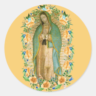 Adesivo Papais noeis Maria, Virgen de Guadalupe Mãe Maria
