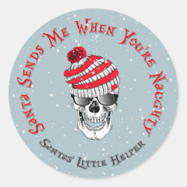 Adesivo Papais noeis me mandam quando você é malvado