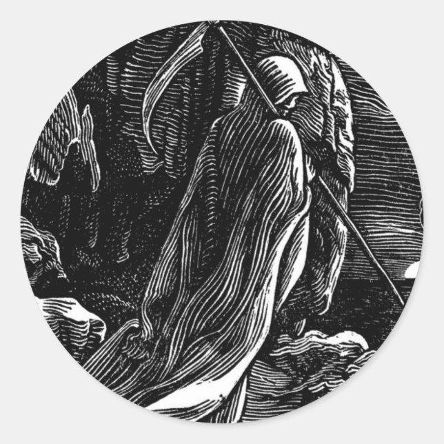 Adesivo Papais noeis Muerte (mexicano Grim Reaper) por vol (Frente)