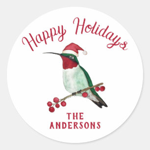 Adesivo Papais noeis personalizados Hummingbird