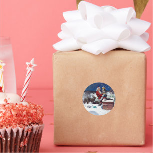 Adesivo Papais noeis que entregam carga de livros por Wyet