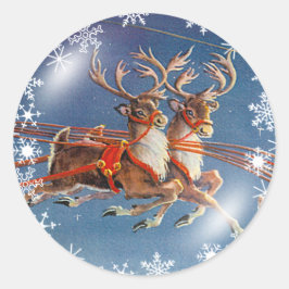 Adesivo PAPAIS NOEIS REINDEER & SNOWFLAKS por SHARON SHARP