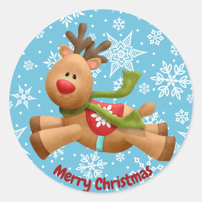 Adesivo Papais noeis Reindeer Sticker (Frente)