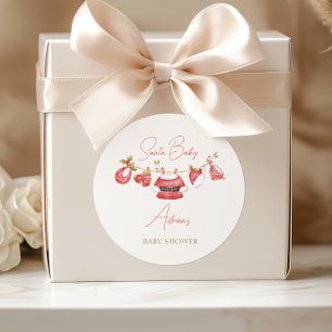 Adesivo Papais noeis Roupas de bebês Chá de fraldas de inv