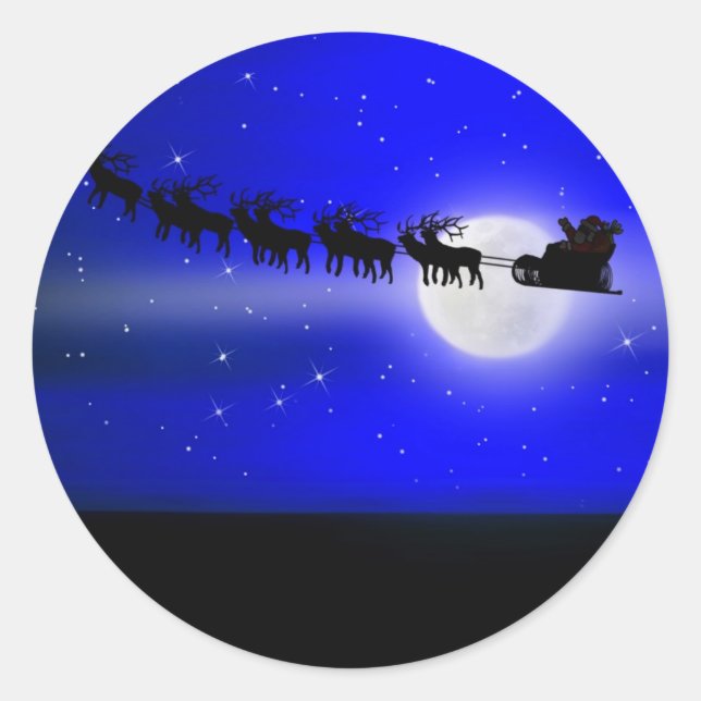 Adesivo Papais noeis Sleigh Ride (Frente)