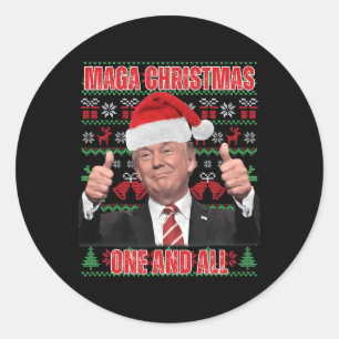 Adesivo Papais noeis Tremem o Natal Humor Engraçado Trump