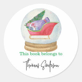 Adesivo Papais noeis trenós - chá de fraldas