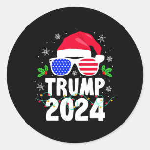 Adesivo Papais noeis Trump 2024 Usa Fazem Excelente De Nat