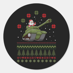 Adesivo Papais noeis Ugly Christmas Theme Graphic Militar