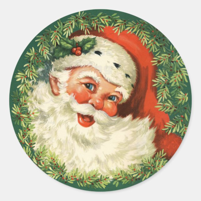 Adesivo Papais noeis Vintage Jolly (Frente)