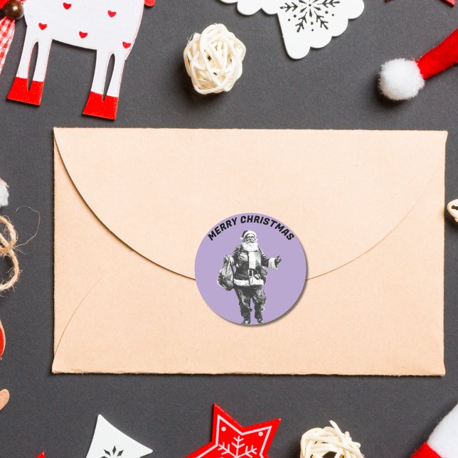 Adesivo Papais noeis Vintage Pale Purple (Criador carregado)