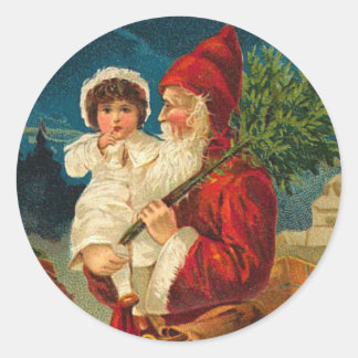 Adesivo Papais noeis vitorianos, palitos de Natal