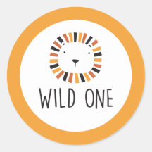 Papéis de primeiro aniversário de um Leão Selvagem