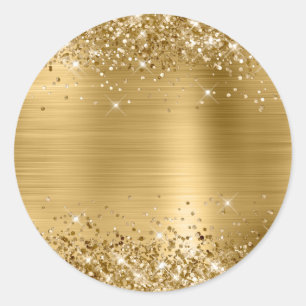 Adesivo Papel Alumínio Dourado Brilhante