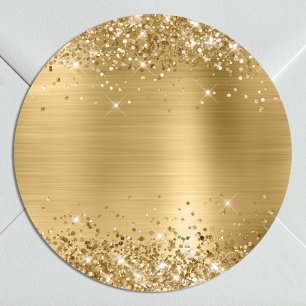 Adesivo Papel Alumínio Dourado Brilhante