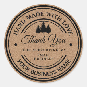 Adesivo Papel de artesanato feito à mão na floresta de inv