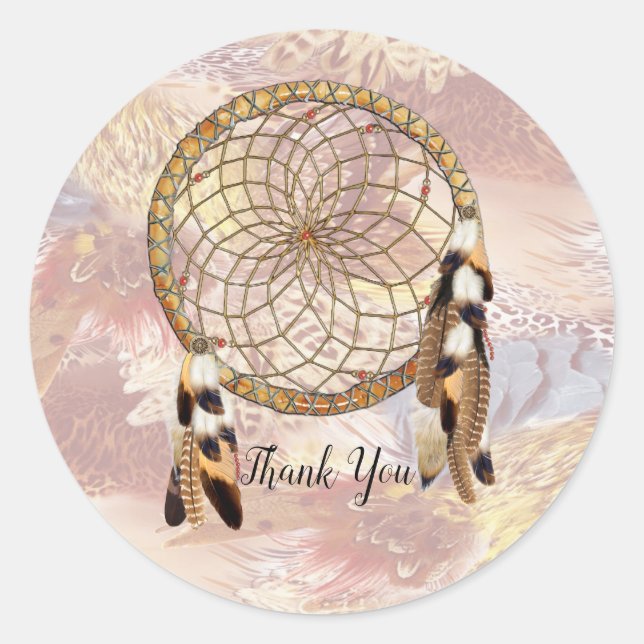 Adesivo Papel de carta de Dream Catcher (Frente)