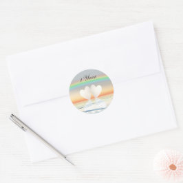Adesivo Papel de Corações de 1º Aniversário