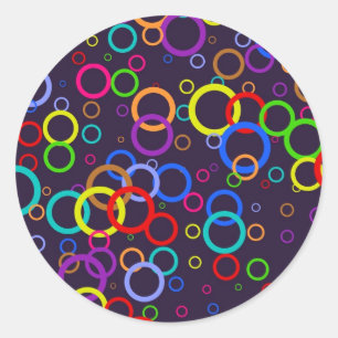 Adesivo Papel de parede do círculo