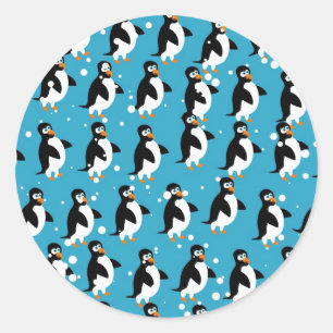 Adesivo Papel de parede do pinguim