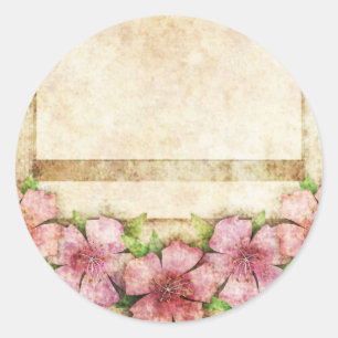 Adesivo Papel de parede floral antigo