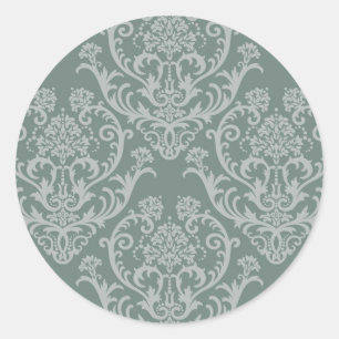 Adesivo Papel de parede floral verde