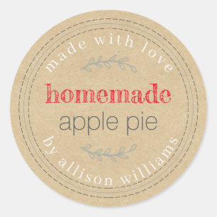 Adesivo Papel de Pie Kraft, Pie Kraft, produtos assados em