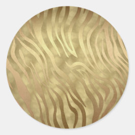 Adesivo Papel de Presente Luxuoso Luxo Zebra Selva Safari