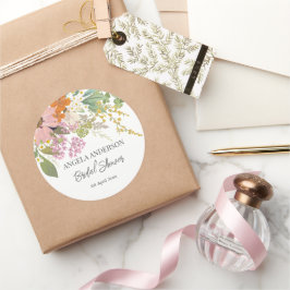 Adesivo Papel de revestimento para chá de noiva de jardim 