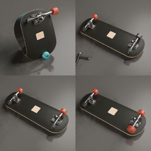 Adesivo Papel de Wallpaper Padrão Geométrico Laranja e Azu