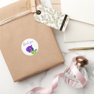 Adesivo Papel Floral Purple Bloom